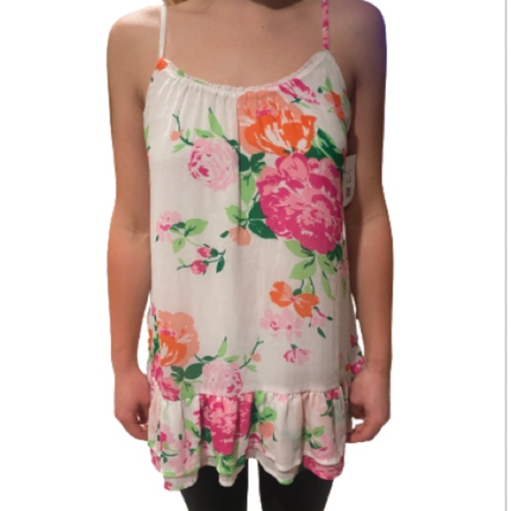 Floral tank top, Abercrombie, Fitch, XXsmall